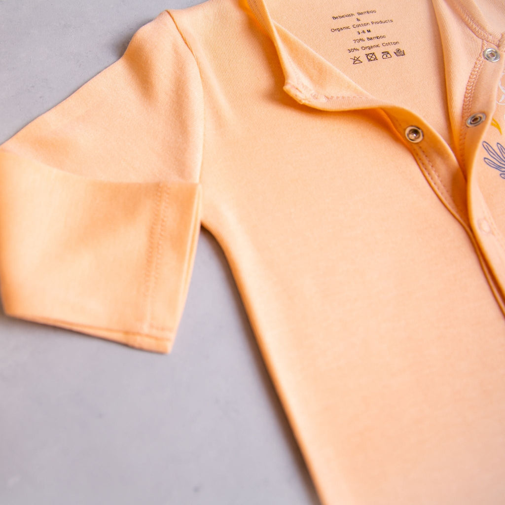 Organic Bamboo Baby Sleepsuit – Seahorse | Bebekish